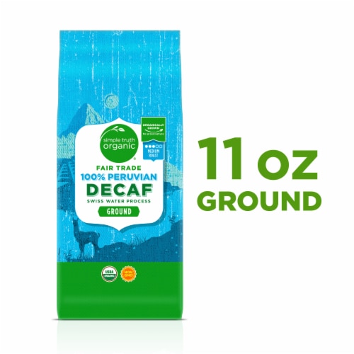 Simple Truth Organic™ 100% Peruvian Decaf Medium Roast Ground Coffee Perspective: back