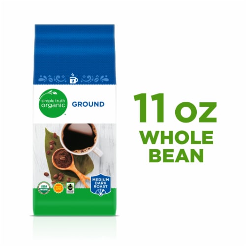 Simple Truth Organic™ Medium Dark Roast Ground Coffee Perspective: back
