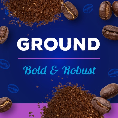 Kroger® French Roast Medium Dark Roast Ground Coffee Perspective: back