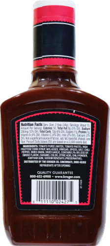 Kroger® KC Style Original Barbecue Sauce Perspective: back