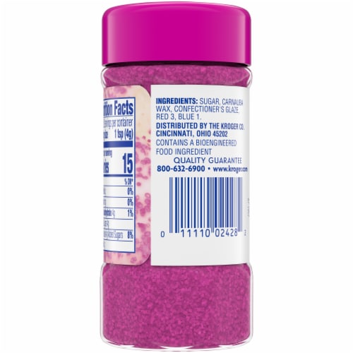 Kroger® Pink Sanding Sugar Perspective: back