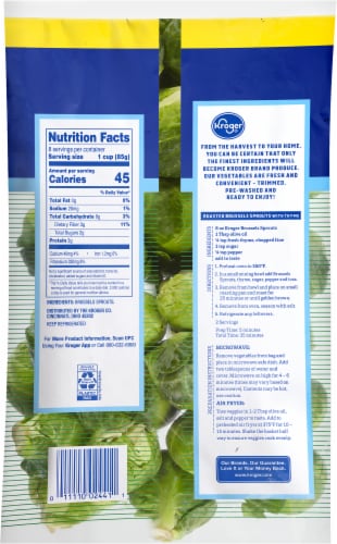 Kroger® Brussels Sprouts BIG Deal! Perspective: back