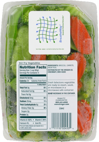 Kroger® Stir Fry Vegetables Perspective: back
