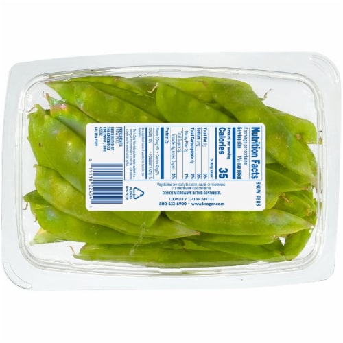 Kroger® Snow Peas Perspective: back