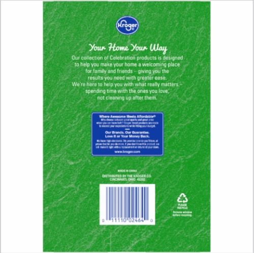 Kroger® Celebration Plastic Forks - Clear Perspective: back