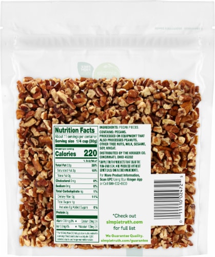 Simple Truth® Pecan Pieces Perspective: back