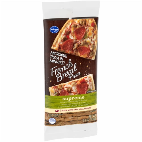 Kroger® Supreme French Bread Frozen Pizza Perspective: back