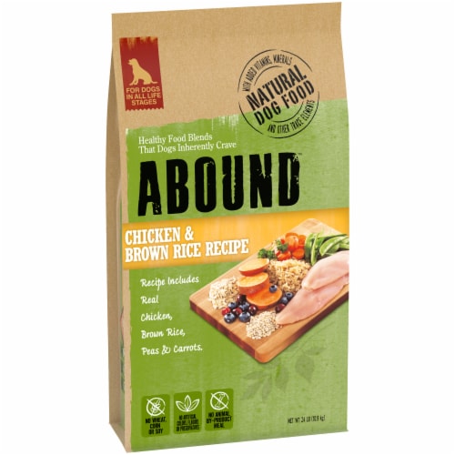 ABOUND All Life Stages Dry Dog Food Chicken Brown Rice 24 lb Metro Market