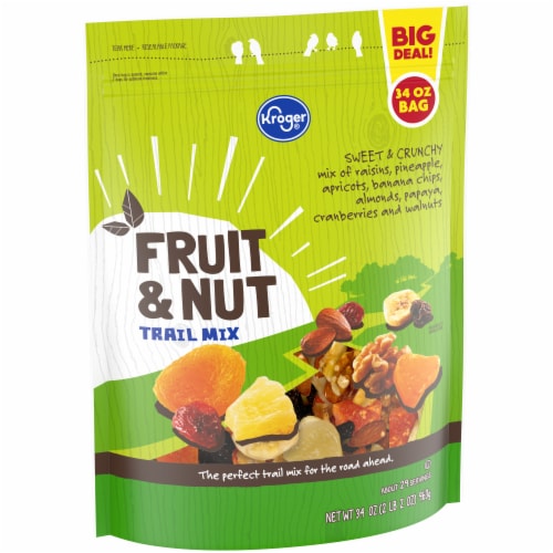 Kroger® Fruit & Nut Trail Mix BIG Deal! Perspective: back