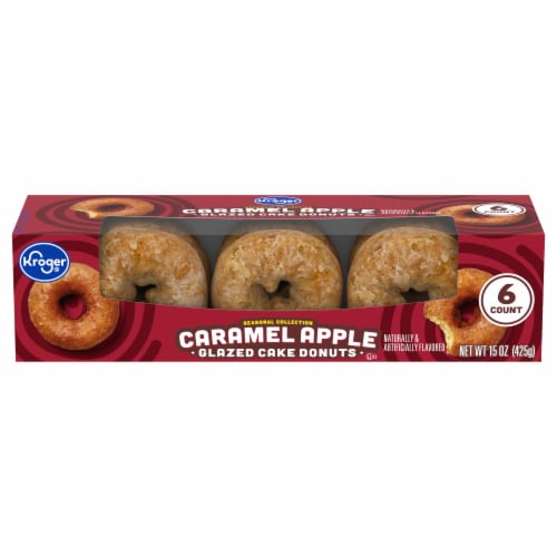 Kroger® Caramel Apple Glazed Cake Donuts Perspective: back