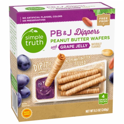 Simple Truth® PB&J Grape Jelly Dippers Perspective: back