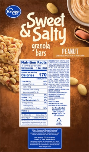 Kroger® Sweet & Salty Peanut Granola Bars BIG Deal! Perspective: back