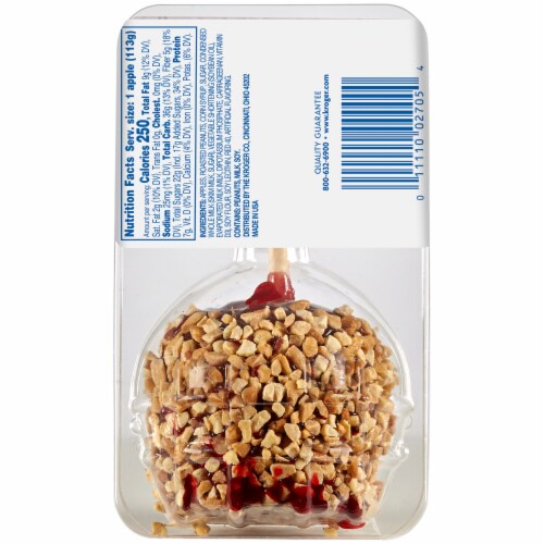 Kroger® Candy Apple with Peanuts Perspective: back