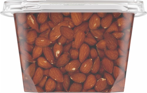 Pre Packaged Bulk Roasted & Salted Almond Nuts Perspective: back