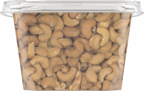 Pre Packaged Bulk Roasted Salted Cashew Nuts Perspective: back