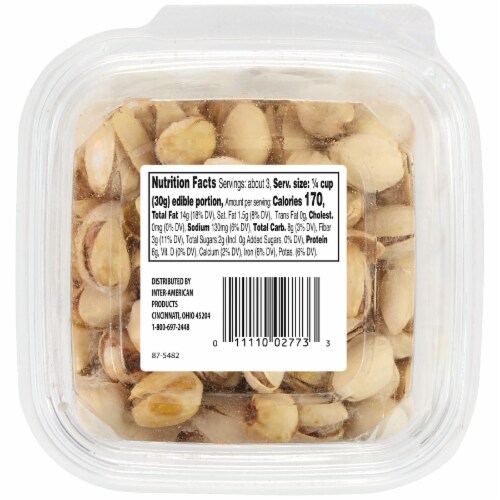 Roasted Salted Pistachios Perspective: back