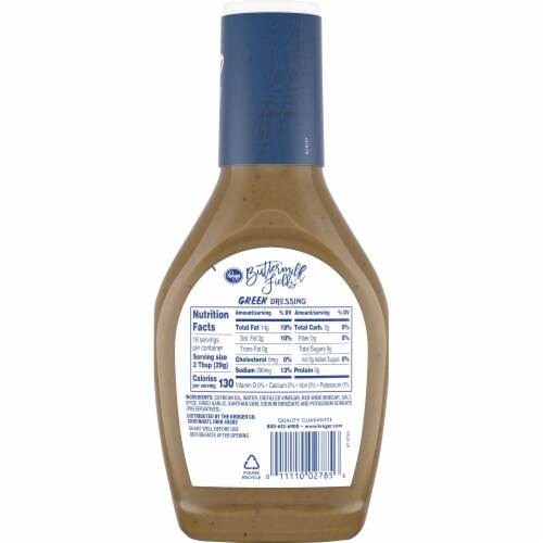 Kroger® Buttermilk Fields Greek Dressing Perspective: back