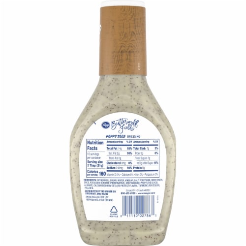 Kroger® Buttermilk Fields Poppy Seed Dressing Perspective: back