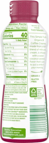 Simple Truth Organic® Coconut Caramel Coffee Creamer Perspective: back