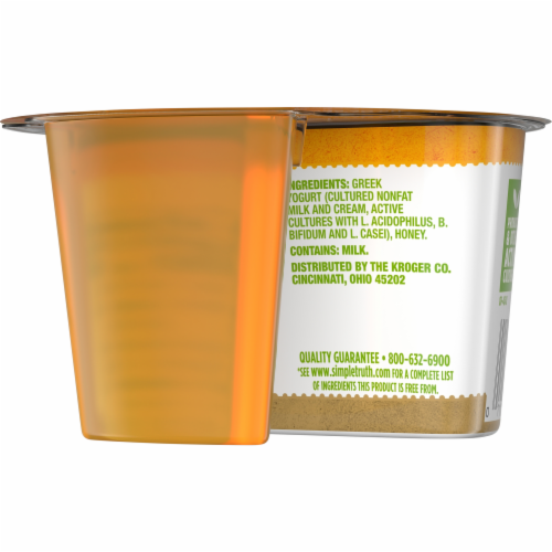 Simple Truth™ 2% Low Fat Strained Honey Greek Yogurt Perspective: back