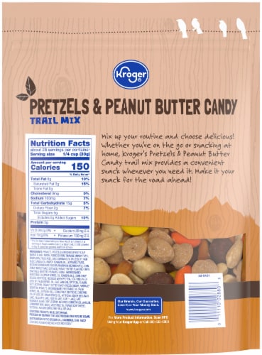 Kroger® Peanut Butter Favored Pretzel Trail Mix Perspective: back
