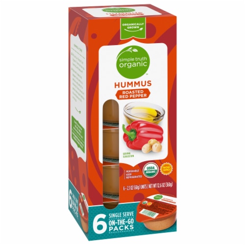 Simple Truth Organic™ Roasted Red Pepper Hummus Perspective: back