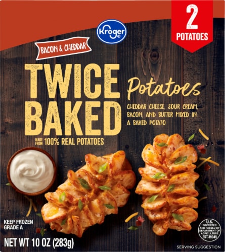 Kroger® Bacon & Cheddar Twice Baked Potatoes Perspective: back