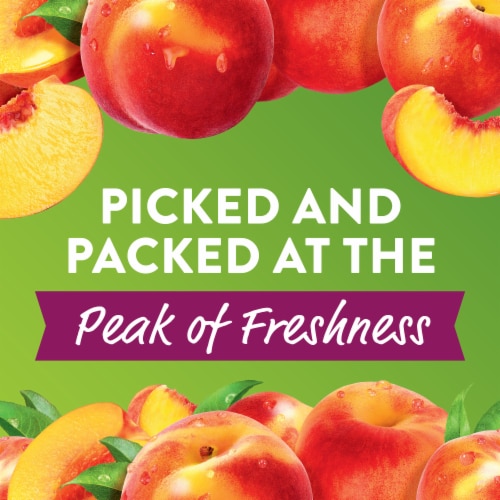 Kroger® Yellow Cling Peach Halves in Pear Juice Perspective: back