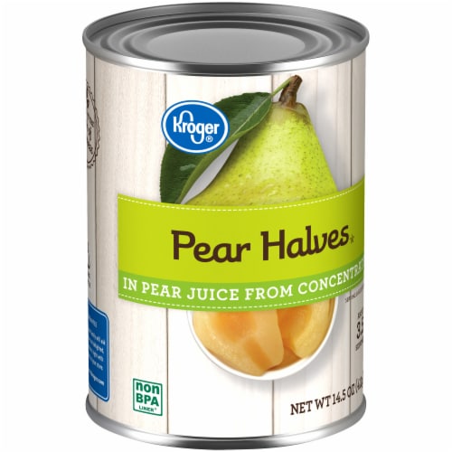 Kroger® Canned Pear Halves in Pear Juice Perspective: back