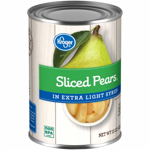 Kroger® Canned Pear Slices in Extra Light Syrup Perspective: back