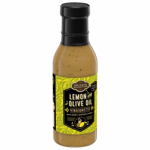 Private Selection® Lemon and Olive Oil Vinaigrette Salad Dressing Perspective: back
