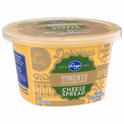 Kroger®  Pimento with Jalapeno Peppers Cheese Spread Perspective: back