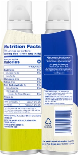 Kroger® Non Stick Canola Oil Cooking Spray Twin Pack Perspective: back