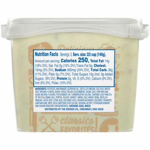 Kroger® Southern Style Potato Salad Perspective: back