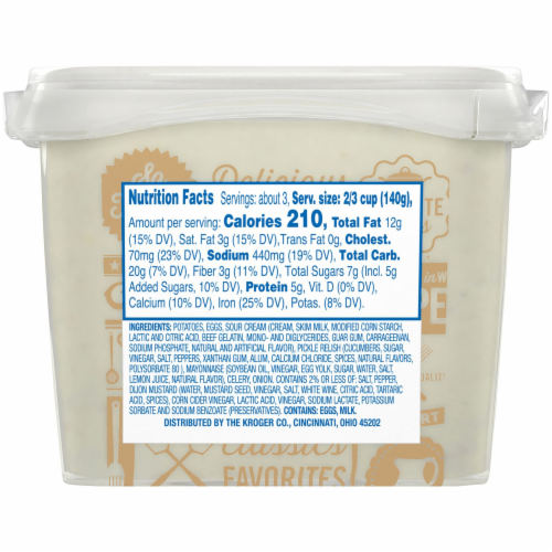 Kroger® Classic Redskin Potato Salad Perspective: back