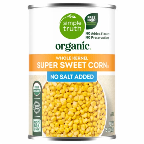 Simple Truth Organic® No Salt Added Super Sweet Whole Kernel Corn