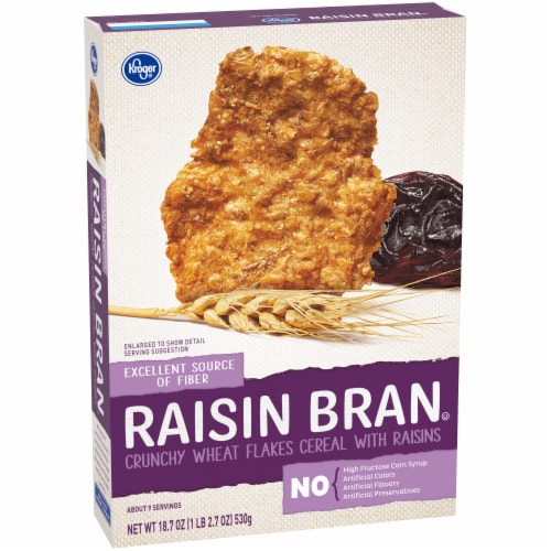Kroger® Raisin Bran Cereal Perspective: back
