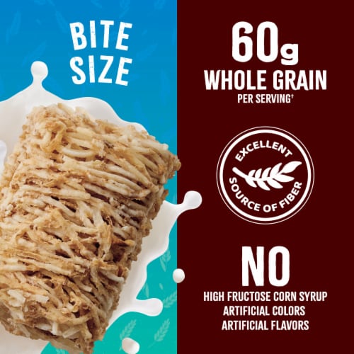 Kroger® Bite Size Shredded Wheat Cereal Perspective: back