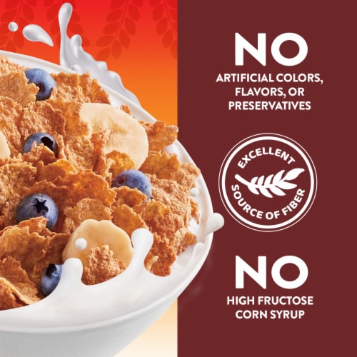 Kroger® Bran Flakes Wheat Cereal Perspective: back
