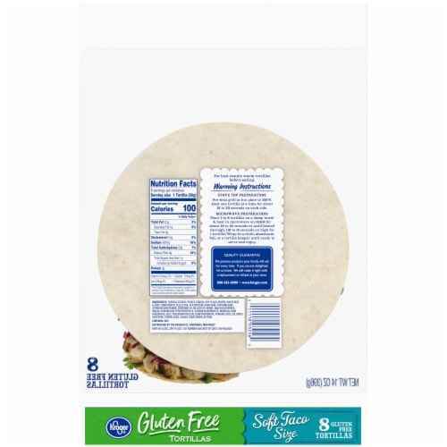 Kroger® Gluten Free Soft Taco Size Tortillas Perspective: back