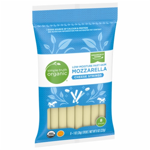 Simple Truth Organic® Mozzarella String Cheese Perspective: back