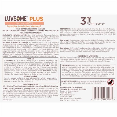 Luvsome flea and tick for dogs hotsell