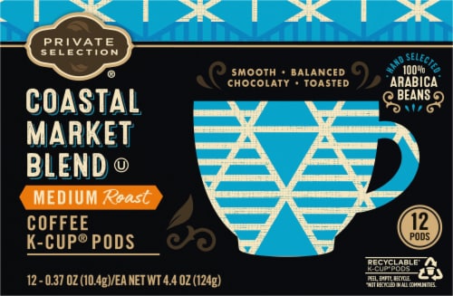 Private Selection® Coastal Market Blend Medium Roast K-Cup® Coffee Pods Perspective: back