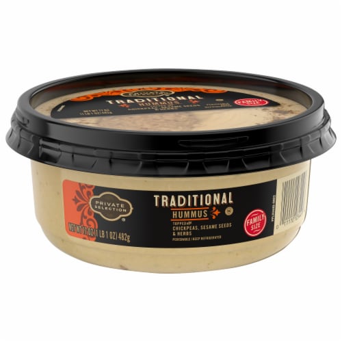 Private Selection® Traditional Hummus Family Size Perspective: back