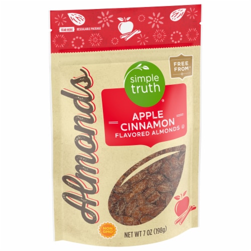 Simple Truth® Apple Cinnamon Flavored Almonds Perspective: back