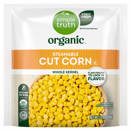 Simple Truth Organic® Frozen Whole Kernel Supersweet Corn Perspective: back