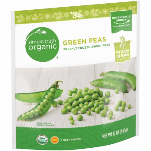 Simple Truth Organic® Frozen Sweet Peas Perspective: back