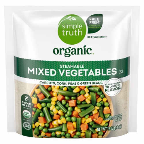 Simple Truth Organic® Frozen Vegetables Mixed Perspective: back