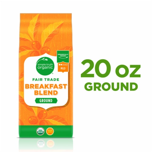 Simple Truth Organic Fair Trade Breakfast Blend Coffee Perspective: back