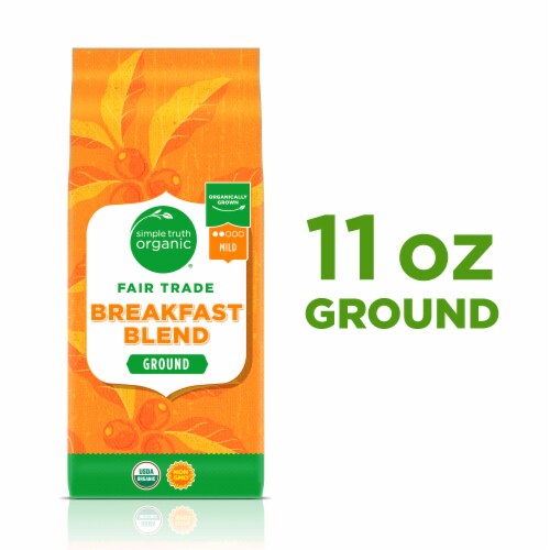 Simple Truth Organic Breakfast Blend Ground Coffee Perspective: back